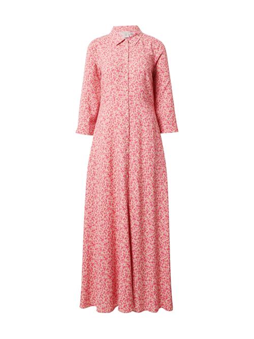 YAS Kjole 'YASSavanna'  mørkebeige / pink / lyserød