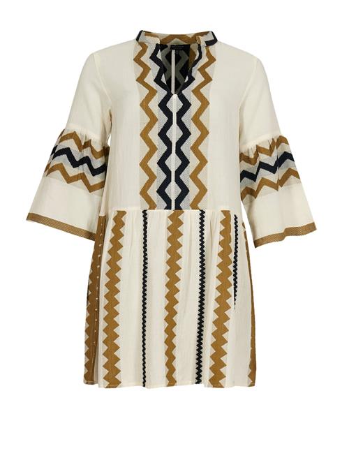 South Beach Kjole  ecru / khaki / sort