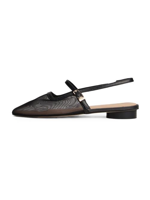 TOMMY HILFIGER Ballerinasko med rem  sort