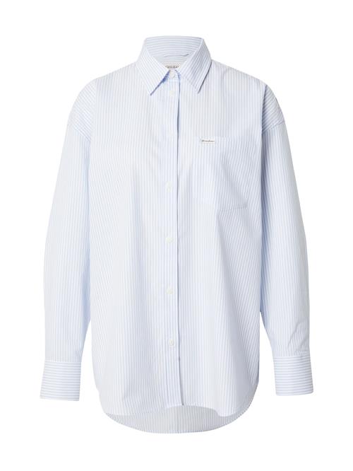 GUESS JEANS Bluse  lyseblå / hvid