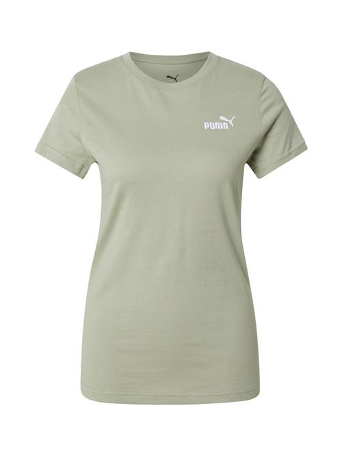PUMA Funktionsbluse 'ESS Small No. 1'  pastelgrøn / hvid