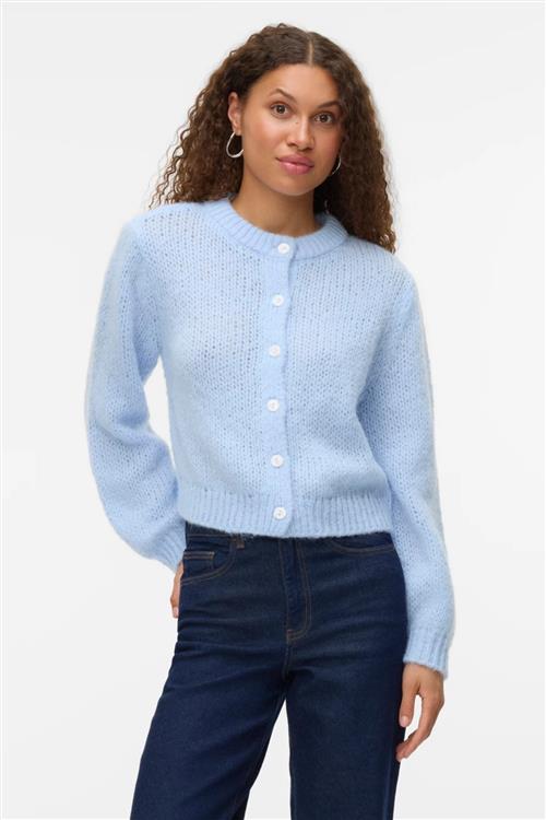 Wilo O-Neck Cardigan - Cashmere Blue - S - Vero Moda