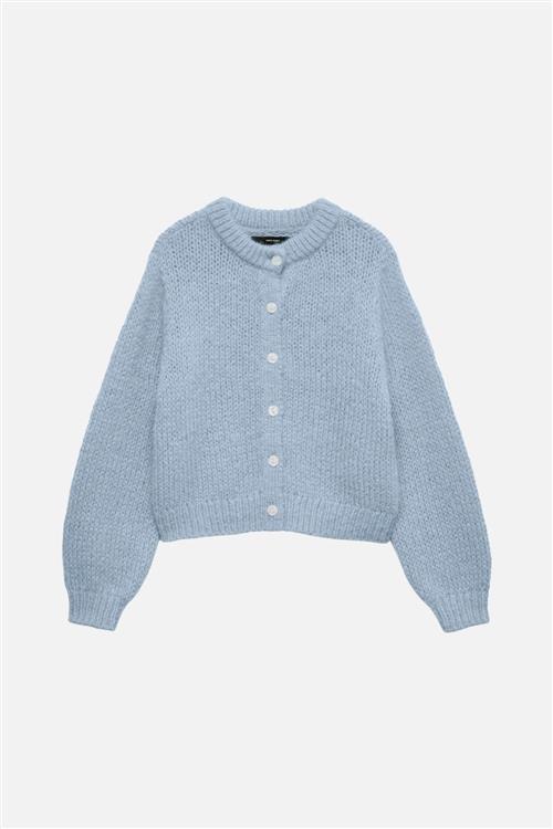 Wilo O-Neck Cardigan - Cashmere Blue - Vero Moda