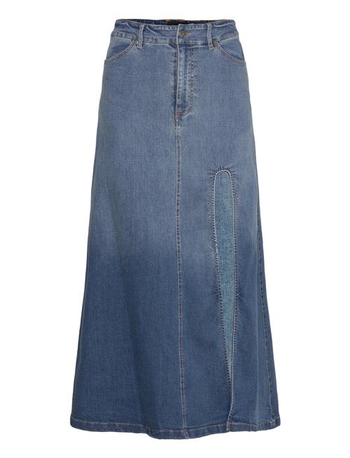 Cynthia Mid Maxi Skirt Bardot Blue