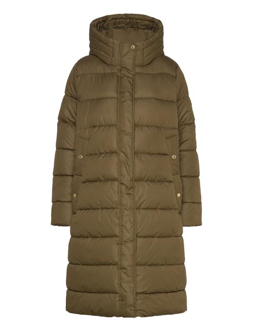 B.intl Longline Barron Puffer Barbour Khaki