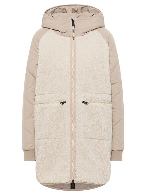 Ragwear Vinterfrakke 'Longeddy'  ecru / mørkebeige
