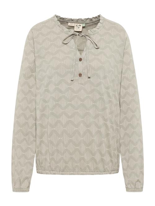 Ragwear Shirts 'ONELIA PRINT ORG'  beige / grøn
