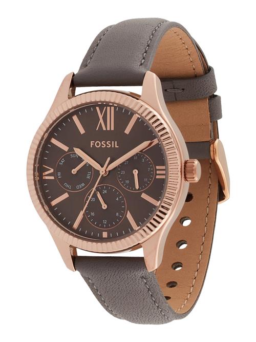FOSSIL Analogt ur 'RYE'  rosa guld / mudderfarvet