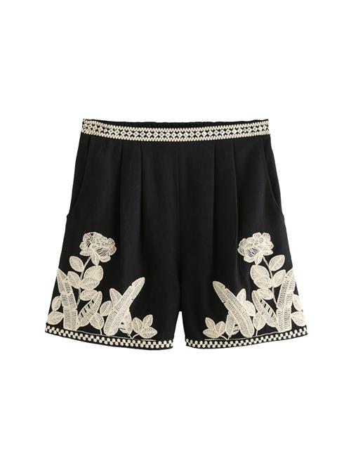 Next Badeshorts  sort / hvid