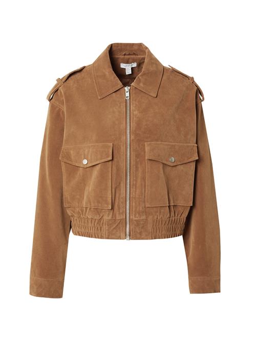 TOPSHOP Overgangsjakke  camel