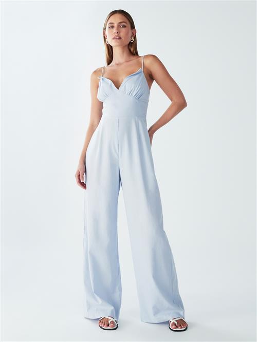 Se Willa Jumpsuit 'Palms'  lyseblå ved About You