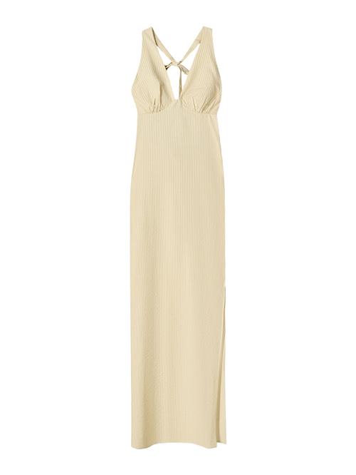 Bershka Sommerkjole  ecru / lysegul