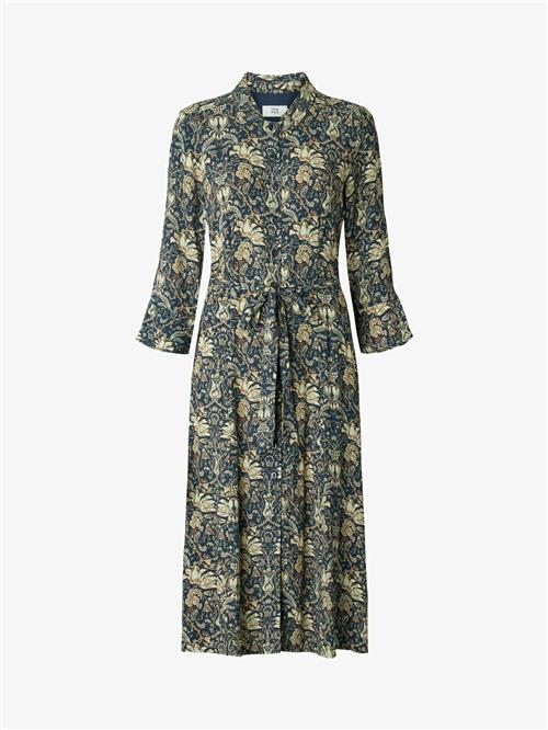 Noa Noa Blusekjole 'Bella'  mørkebeige / navy / pueblo / pastelgrøn