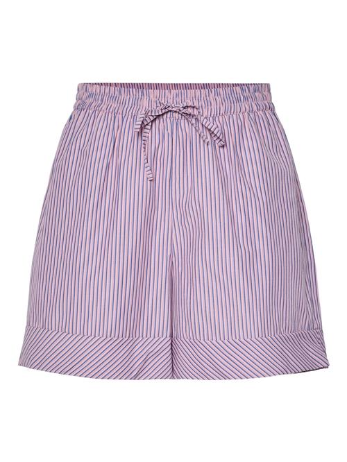 Se PIECES Bukser 'PCFEMME'  navy / lyserød ved About You