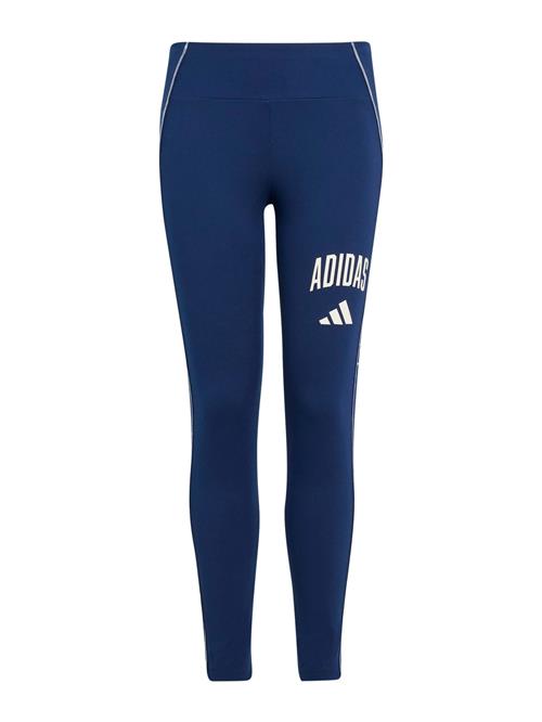 ADIDAS SPORTSWEAR Sportsbukser  mørkeblå / hvid