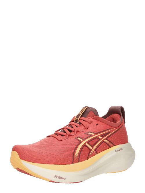 ASICS Løbesko 'GEL-NIMBUS 27'  mokka / lyseorange / hindbær