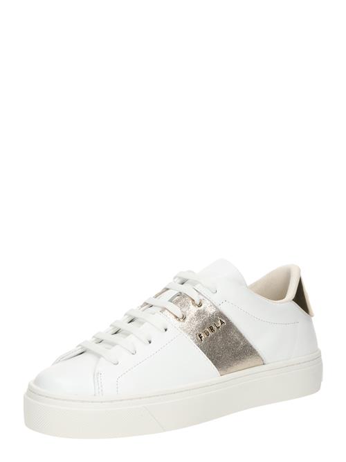 FURLA Sneaker low 'ENJOY'  guld / hvid