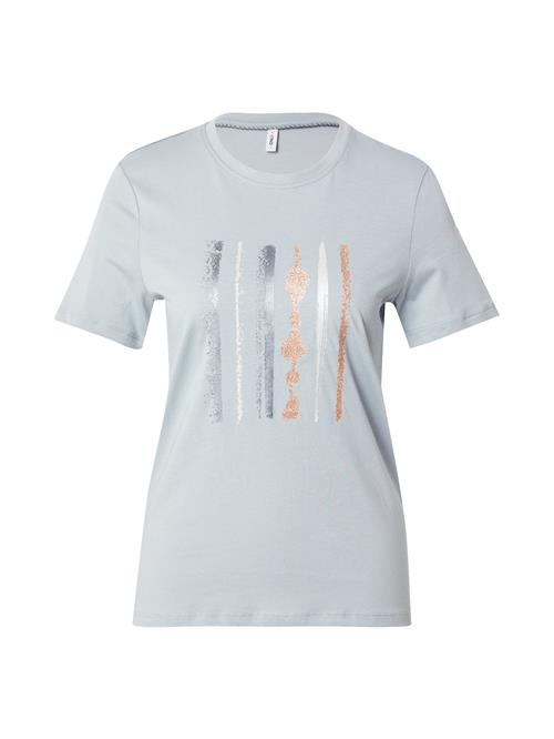 ONLY Shirts 'ONLKITA'  røgblå / guld / sølvgrå