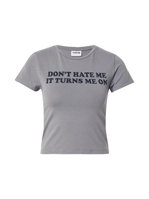Noisy may Shirts 'NMMOLLY'  mørkegrå / sort