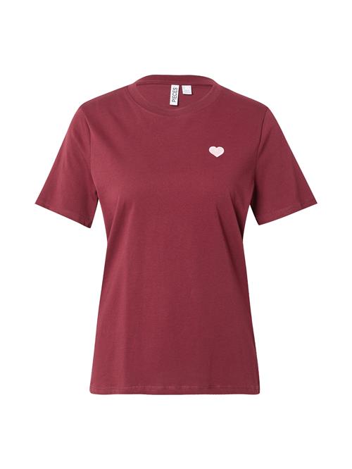 PIECES Shirts 'PCRIA'  burgunder