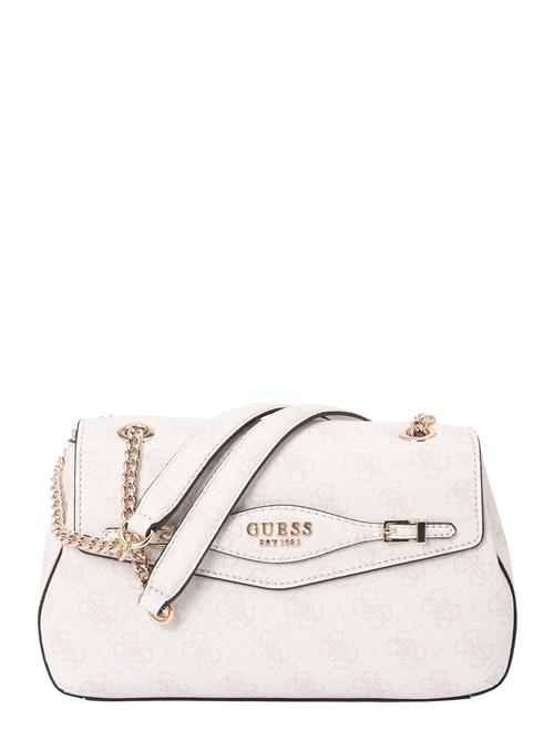 GUESS Skuldertaske 'KATYA CONVERTIBLE XBODY FLAP'  kit / hvid