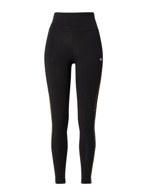 ADIDAS ORIGINALS Leggings  brun / basalgrå / sort