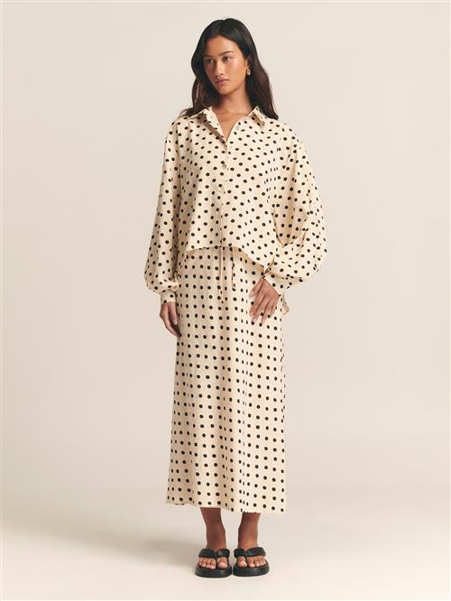 St MRLO Bluse 'Swansea'  creme / sort
