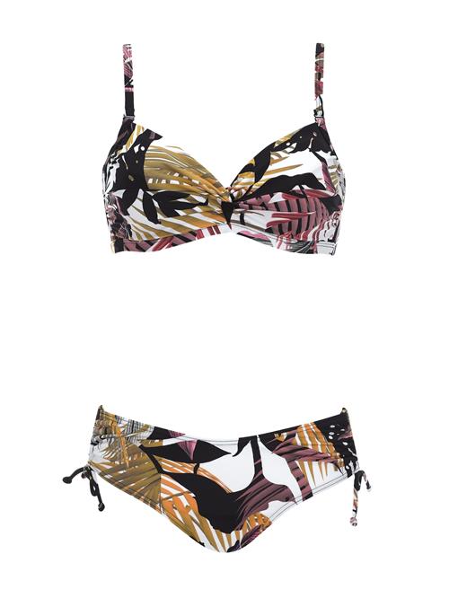 OLYMPIA Bikini  oliven / lysviolet / sort / hvid