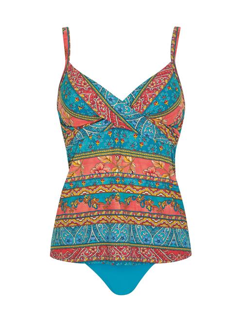OLYMPIA Tankini  azur / gul / melon / hvid