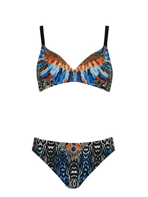 SUNFLAIR Bikini  blå / lyseblå / hummer / sort