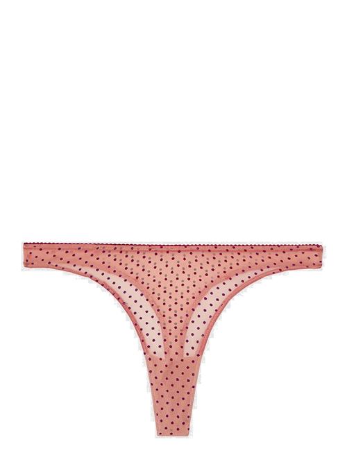 Mesh Thong Understatement Underwear Pink