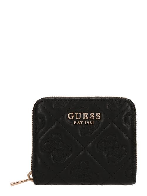 GUESS Tegnebog 'ADELASIA SLG SMALL ZIP AROUND'  sort