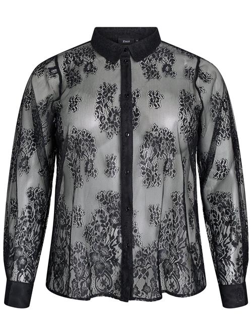 Zizzi Bluse 'Milovia'  sort