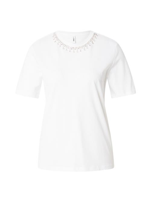ONLY Shirts 'ONLCHERI'  sølv / hvid