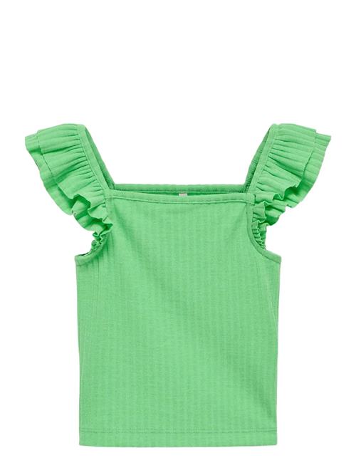 Kmgnella S/L Frillstraps Top Jrs Kids Only Green