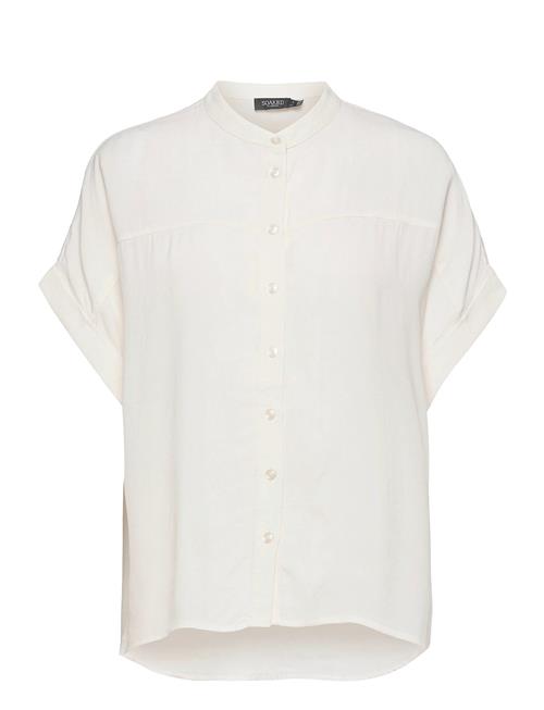 Slhelia Shirt Ss Soaked In Luxury White