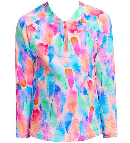 Funkita Badebluse - Zippy Rash Vest - UV50+ - Tickle Pink