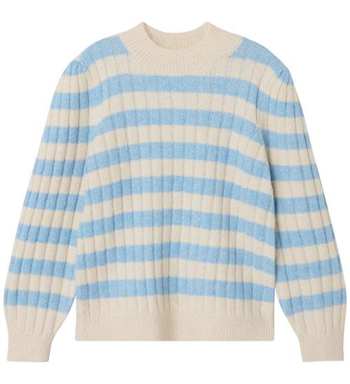 Name It Bluse - Strik - NkfDitte - Buttercream/Clear Sky