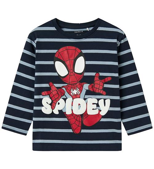 Name It Bluse - NmmJosue - Spidey - Navy Blazer/Dusty Blue