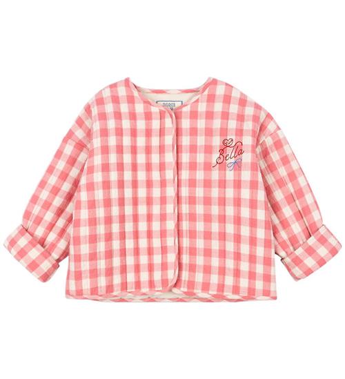 Konges sløjd x Rosie H-W Termojakke - Peach Blossom Check