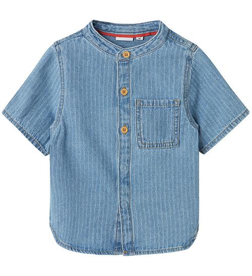 Name it T-shirt - NmmFido - Light Blue Denim/STRIPES