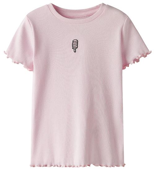 Name It T-shirt - Rib - NmfVivemma - Ballerina/Strawberry