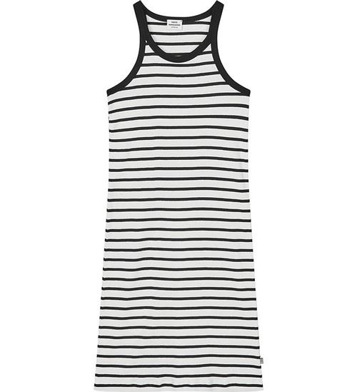 Se Mads Nørgaard Kjole - Rib - Carna - Vanilla Ice/Sort ved KidsWorld