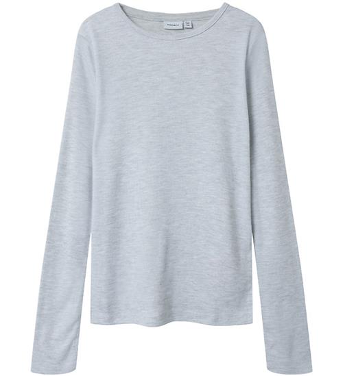 Name It Bluse - NkfTinemaj - Light Grey Melange