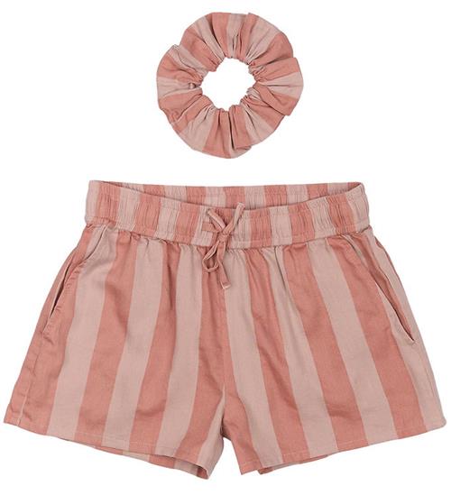 The New Shorts - TnOfelia - Old Rose Striped
