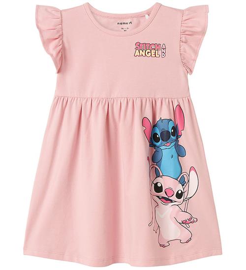 Name It Kjole - NmfAssa - Stitch - Cameo Pink