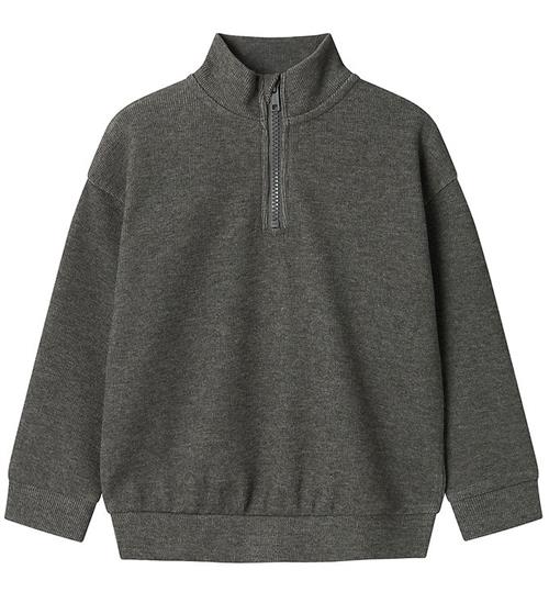 Name It Bluse - NmmTammes - Dark Grey Melange