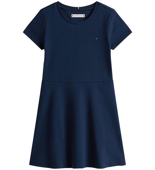 Tommy Hilfiger Kjole - Essential Skater - Dark Night Navy