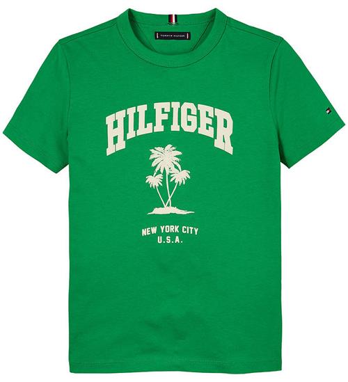 Tommy Hilfiger T-shirt - Palm Print - Radiant Green