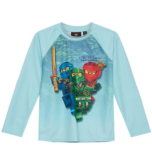 LEGOÂ® Ninjago Badebluse - LwAgan 300 - UV40+ - Mint m. Print